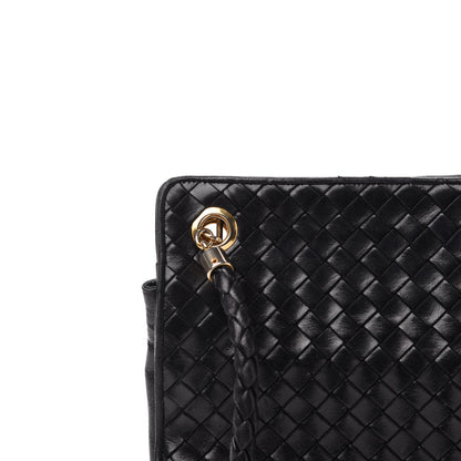 Bottega Veneta Nappa Intrecciato Shoulder Bag Black 11 of 11