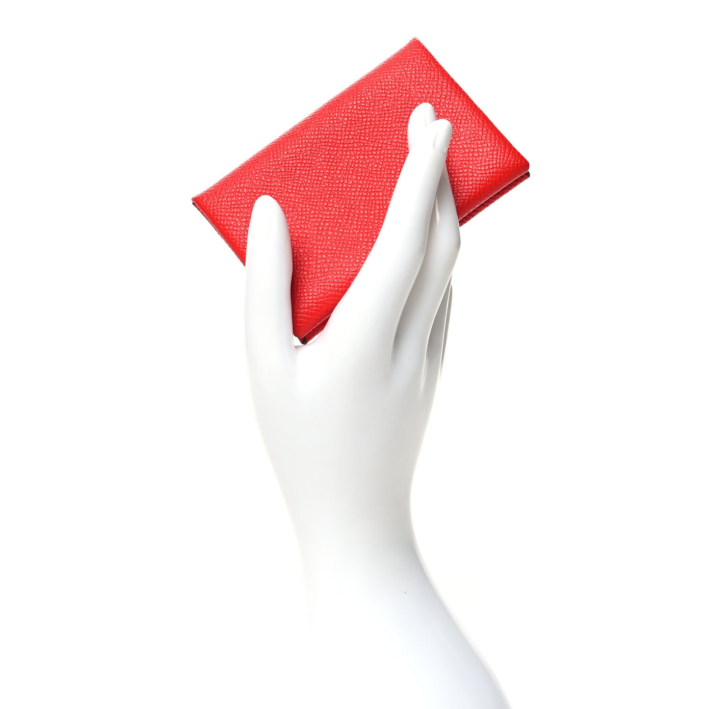 Epsom Calvi Card Case Rouge De Coeur