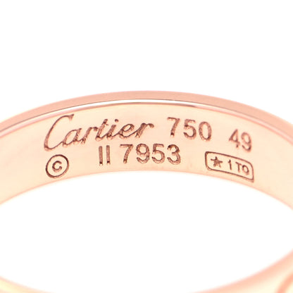 Cartier 18K Pink Gold 3.5mm LOVE Wedding Band Ring 49 4.75 4 of 4