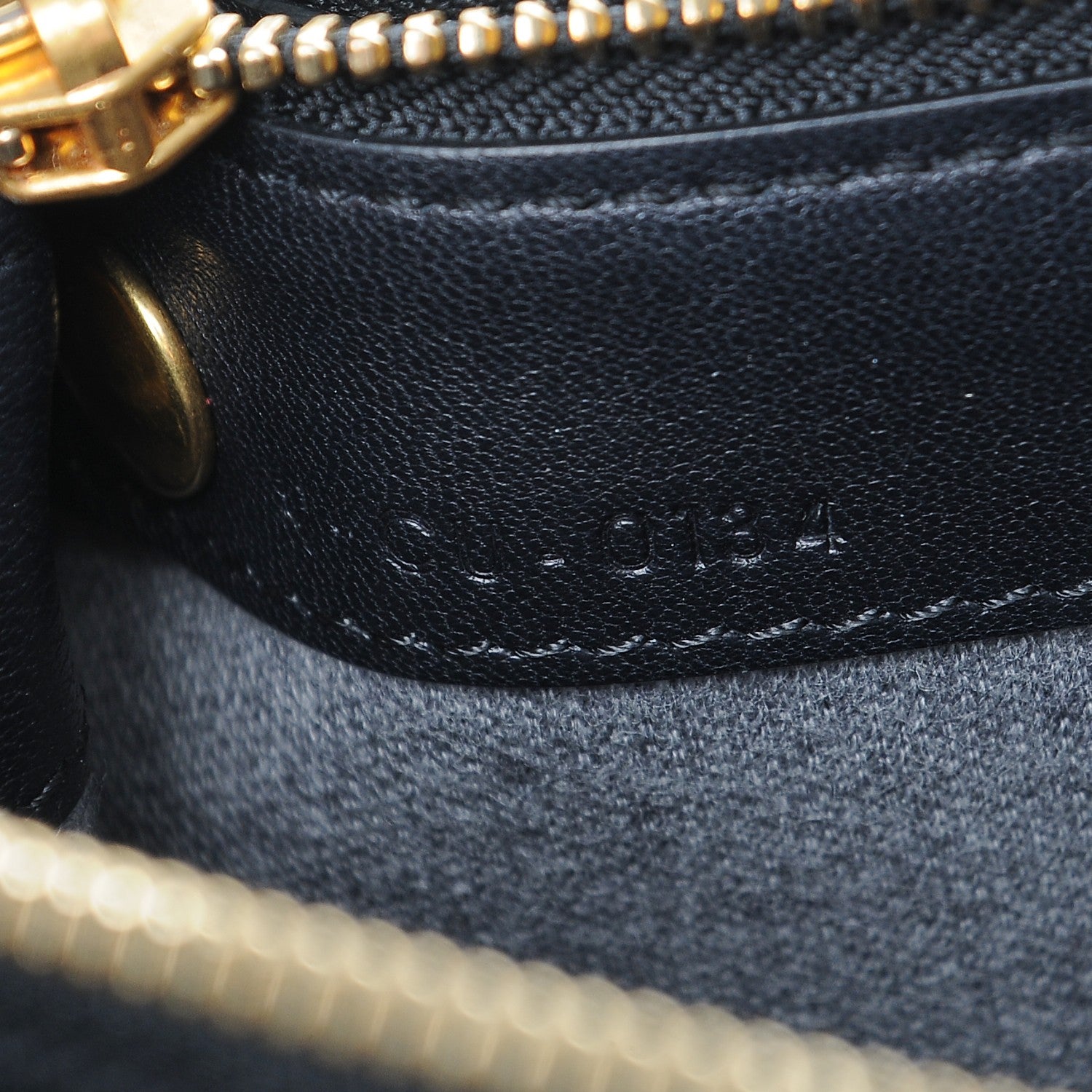 Celine Smooth Lambskin Large Trio Crossbody Bag Navy Blue 7 of 7