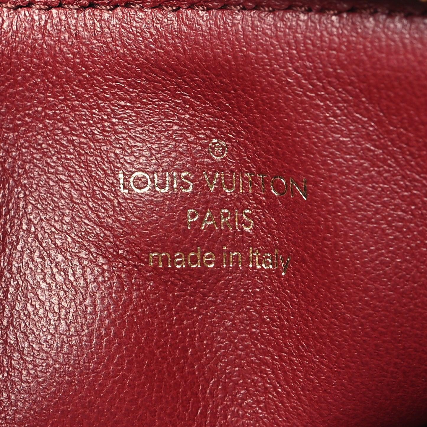 Metallic Lambskin Embossed Monogram Coussin BB Pink Gold