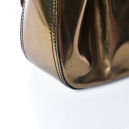 Fendi Patent Calfskin B Bag Gold 21 of 24