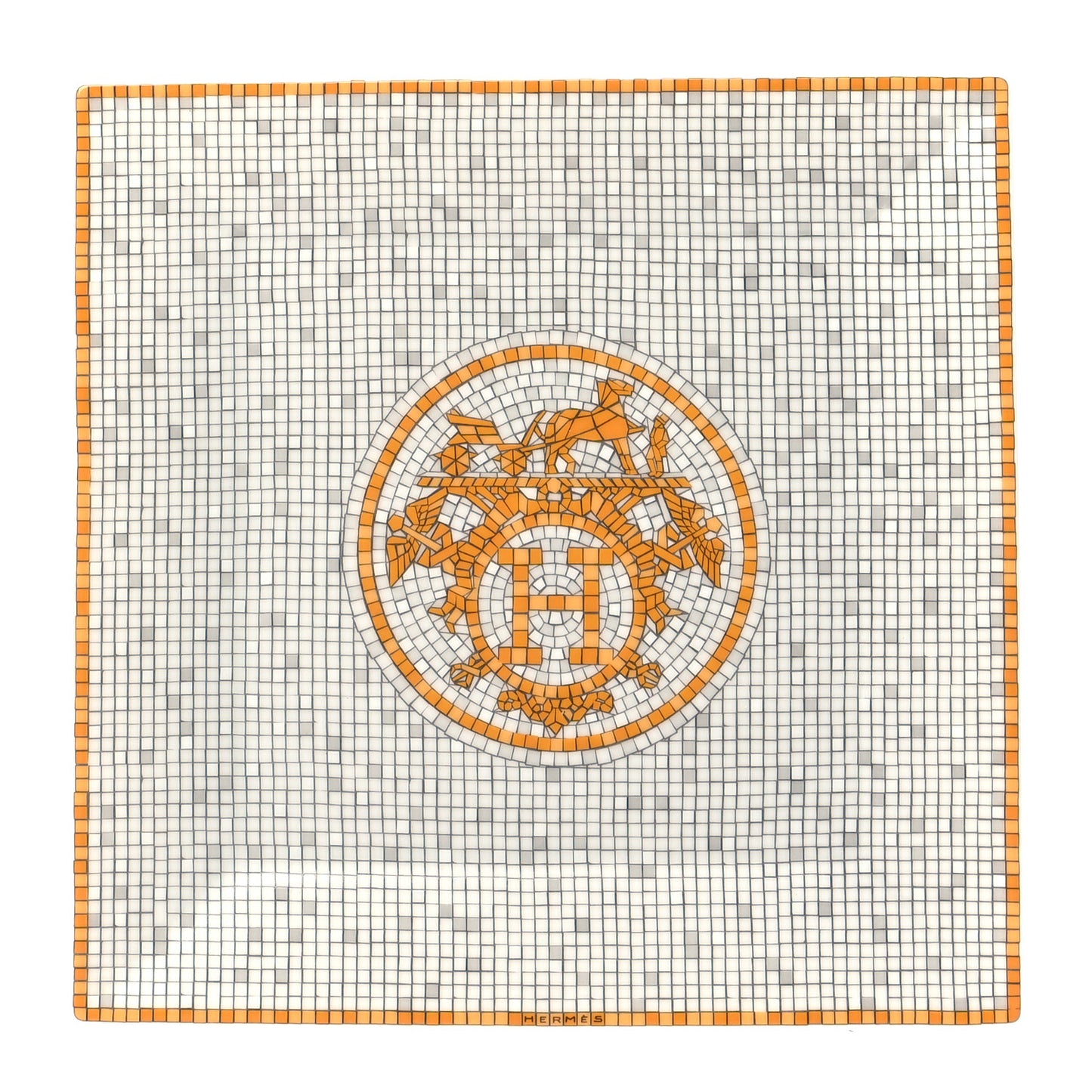 Porcelain Mosaique au 24 Square Plate