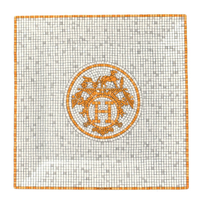 Hermes Porcelain Mosaique au 24 Square Plate 1 of 5