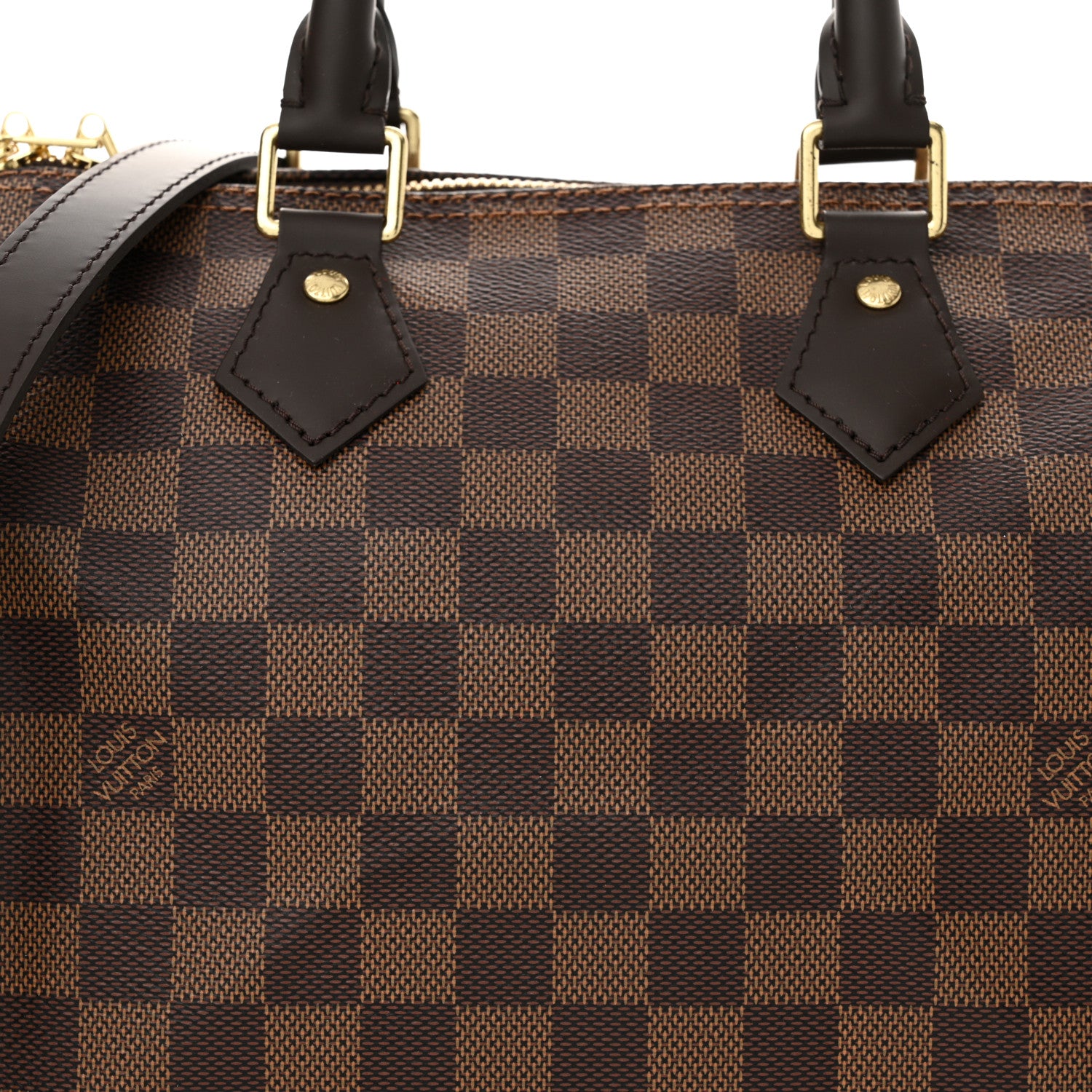 Louis Vuitton Damier Ebene Speedy Bandouliere 25 7 of 10