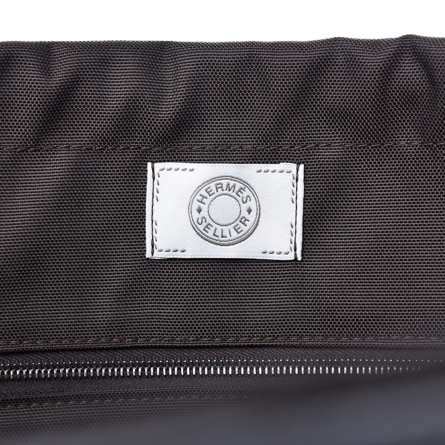 Hermes Felt Sac De Pansage Groom Bag Acier 9 of 13