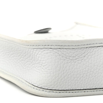 Hermes Taurillon Clemence Evelyne TPM Bleu Pale Gris Etain 9 of 11
