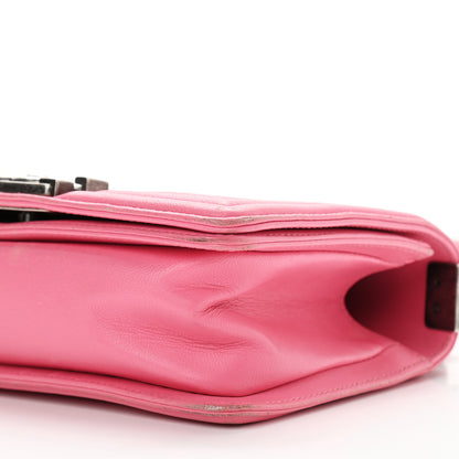 Chanel Galuchat Stingray Small Boy Flap Pink 17 of 19