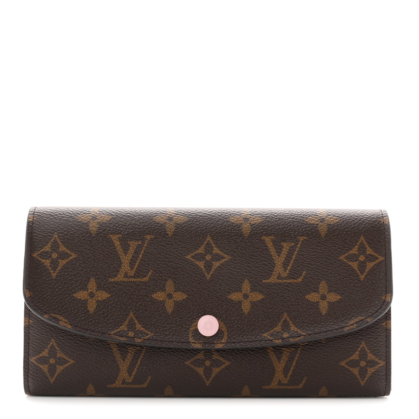 Monogram Emilie Wallet Rose Ballerine