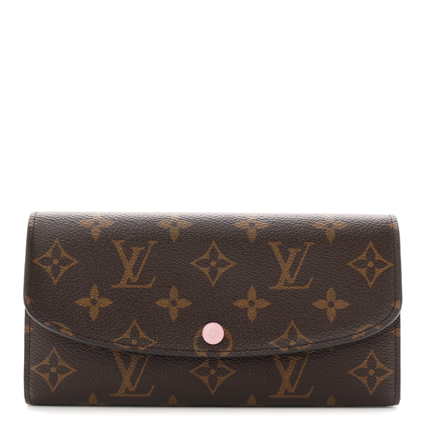 Louis Vuitton Monogram Emilie Wallet Rose Ballerine 1 of 7