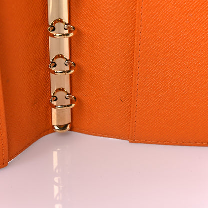 Louis Vuitton Monogram Koala Small Ring Agenda Orange 9 of 13