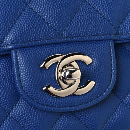 Chanel Caviar Quilted Mini Rectangular Flap Blue 5 of 5