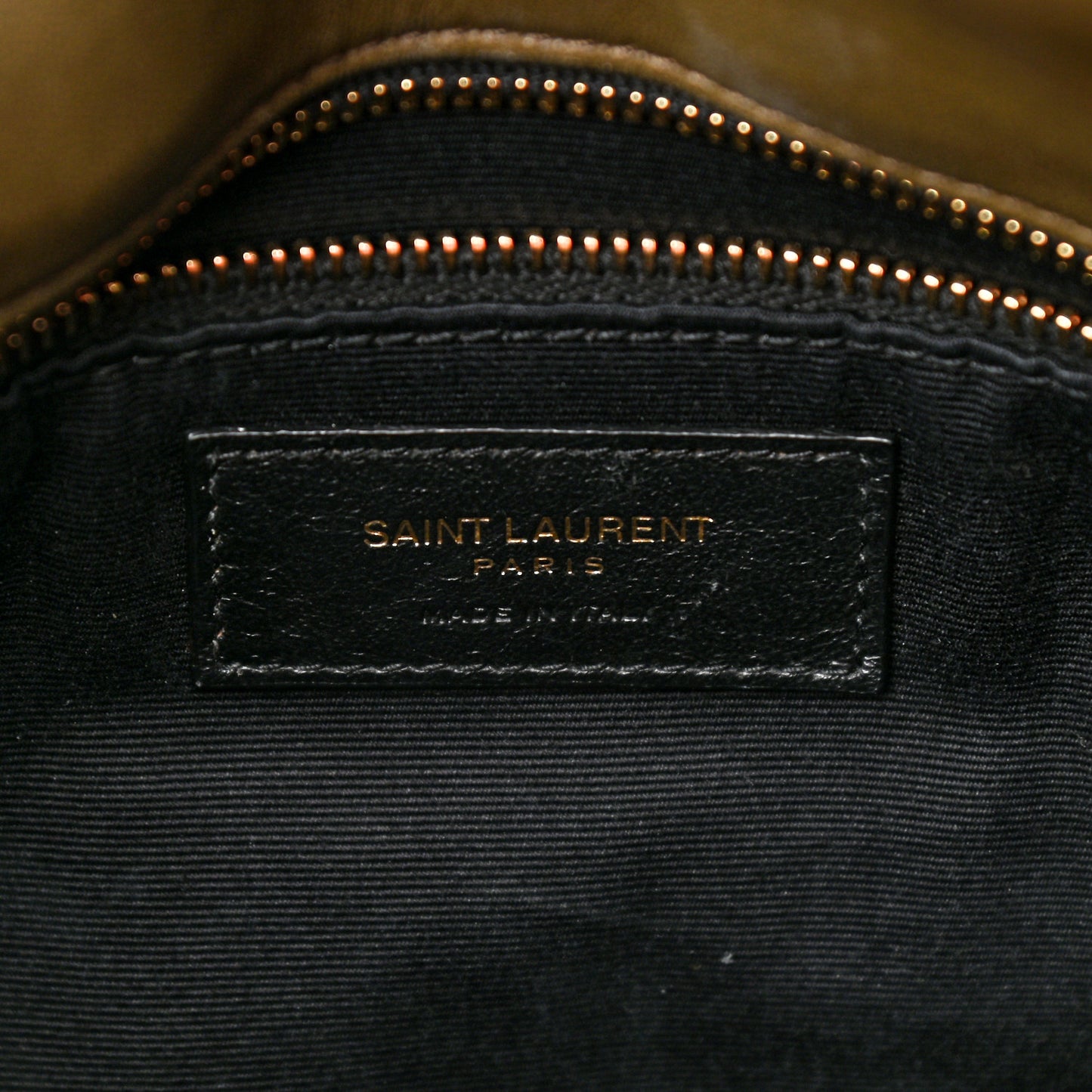 Lambskin Quilted Medium Loulou Puffer Monogram Chain Satchel Seaweed