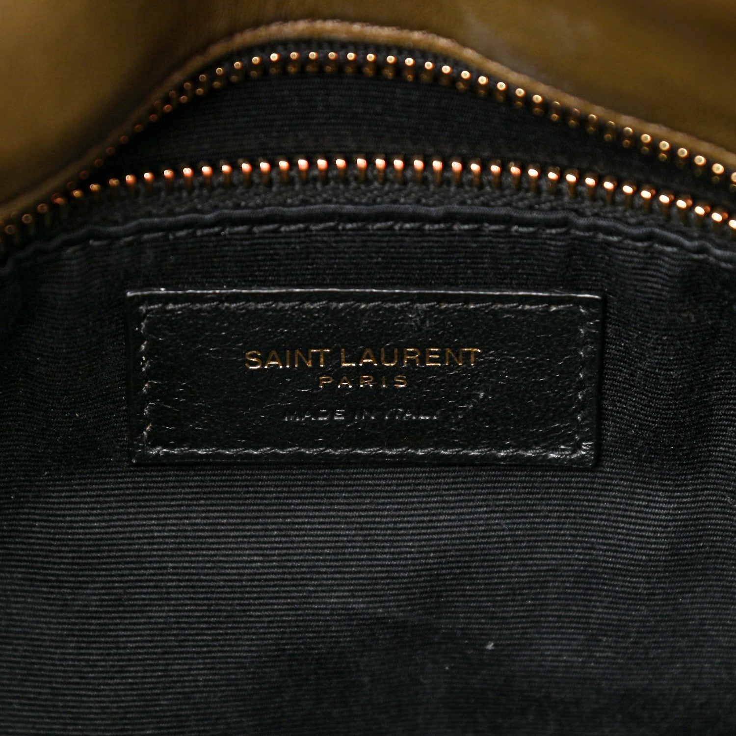 Saint Laurent Lambskin Quilted Medium Loulou Puffer Monogram Chain Satchel Seaweed 6 of 10
