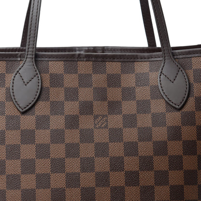Louis Vuitton Damier Ebene Neo Neverfull MM Rose Ballerine 11 of 11