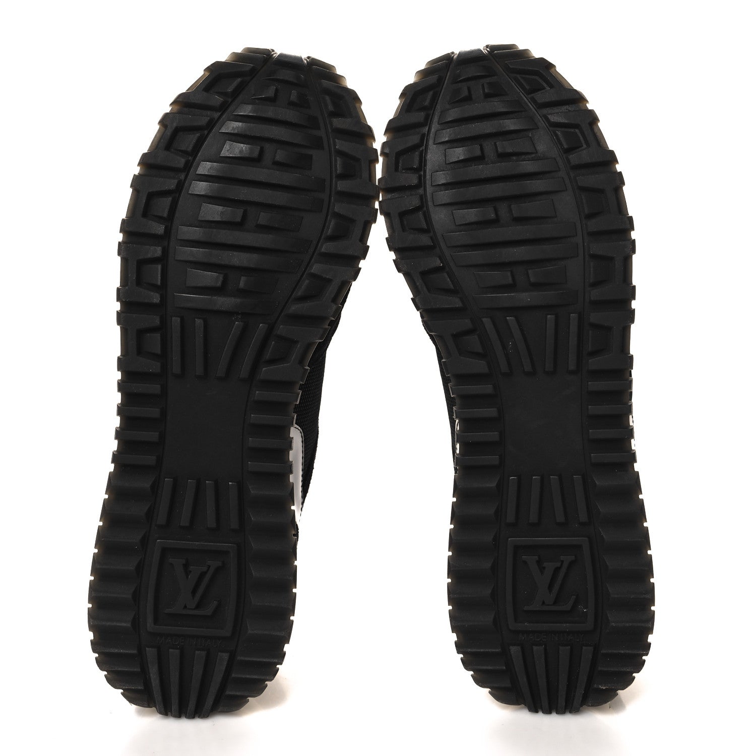 Louis Vuitton Suede Monogram Run Away Sneakers 37 Black 6 of 9