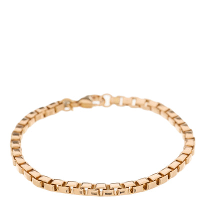 Tiffany 18K Rose Gold Venetian Link Bracelet 2 of 5