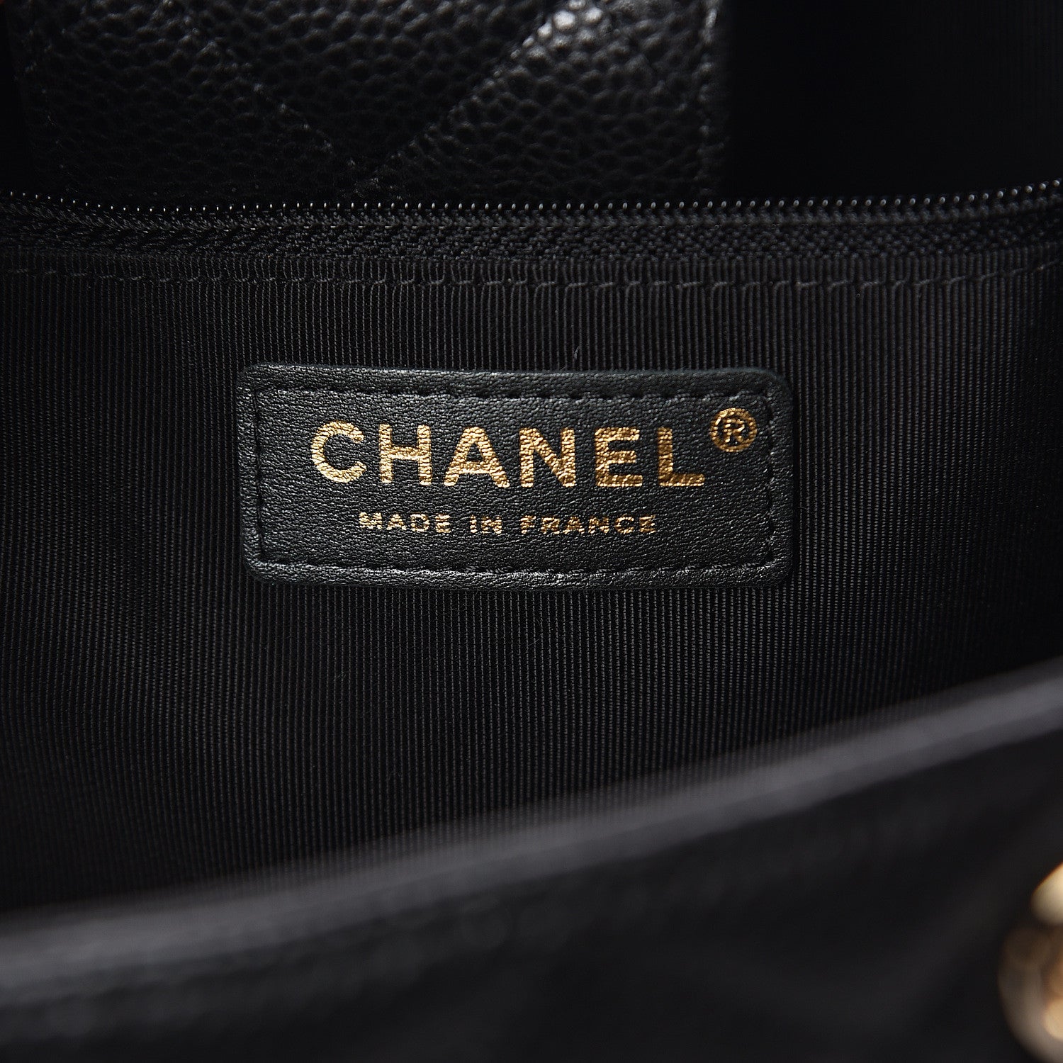 Chanel Caviar Quilted Large Shopping Tote Black 5 of 9