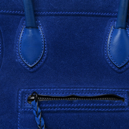 Celine Suede Medium Phantom Luggage Colbalt Blue 6 of 34