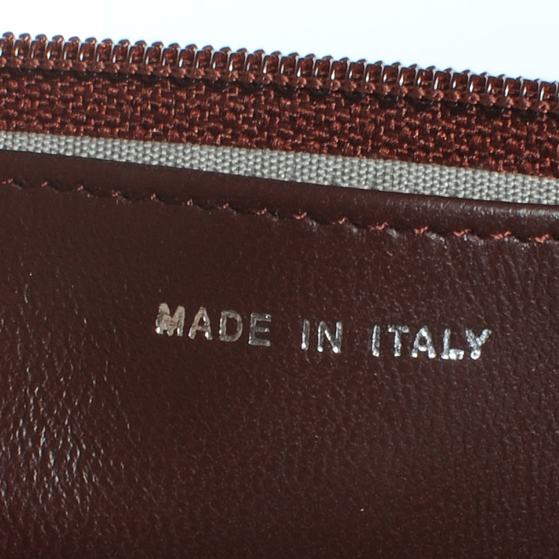 Lambskin Quilted Boy Wallet On Chain Burgundy