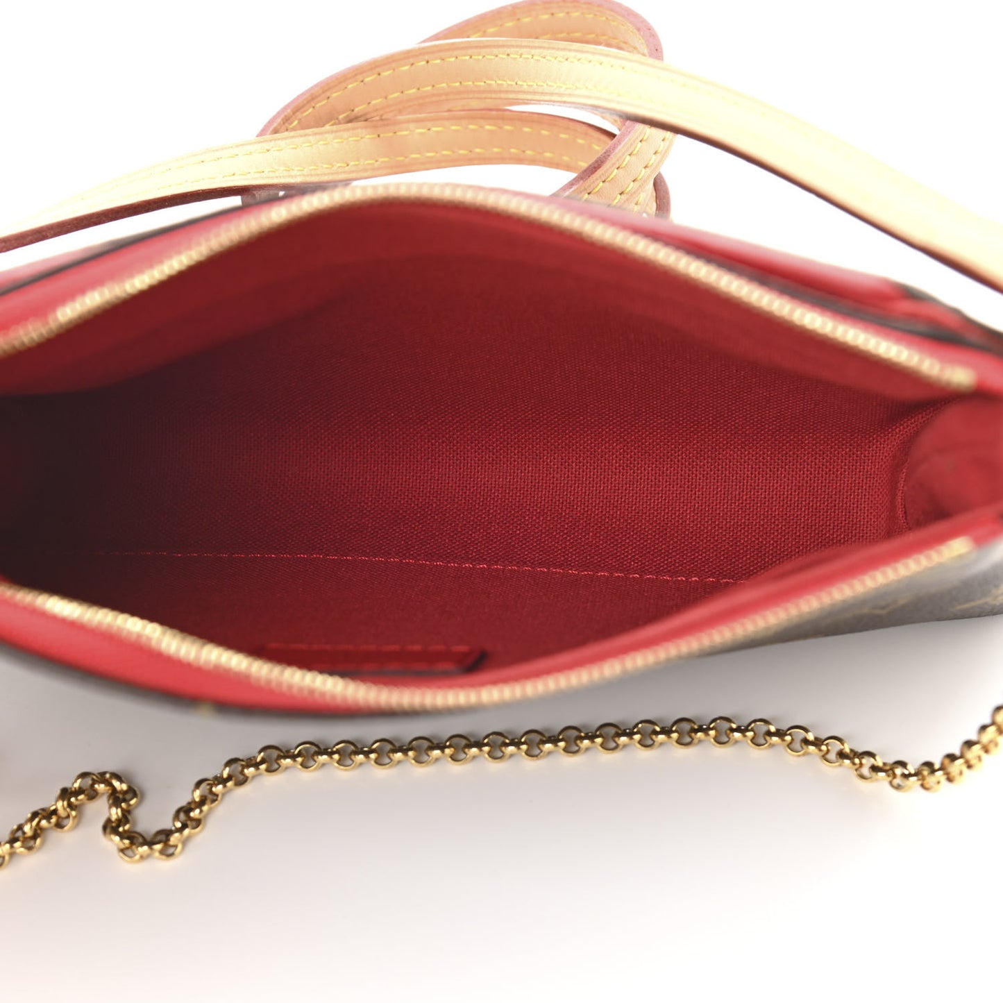Monogram Pallas Clutch Cherry