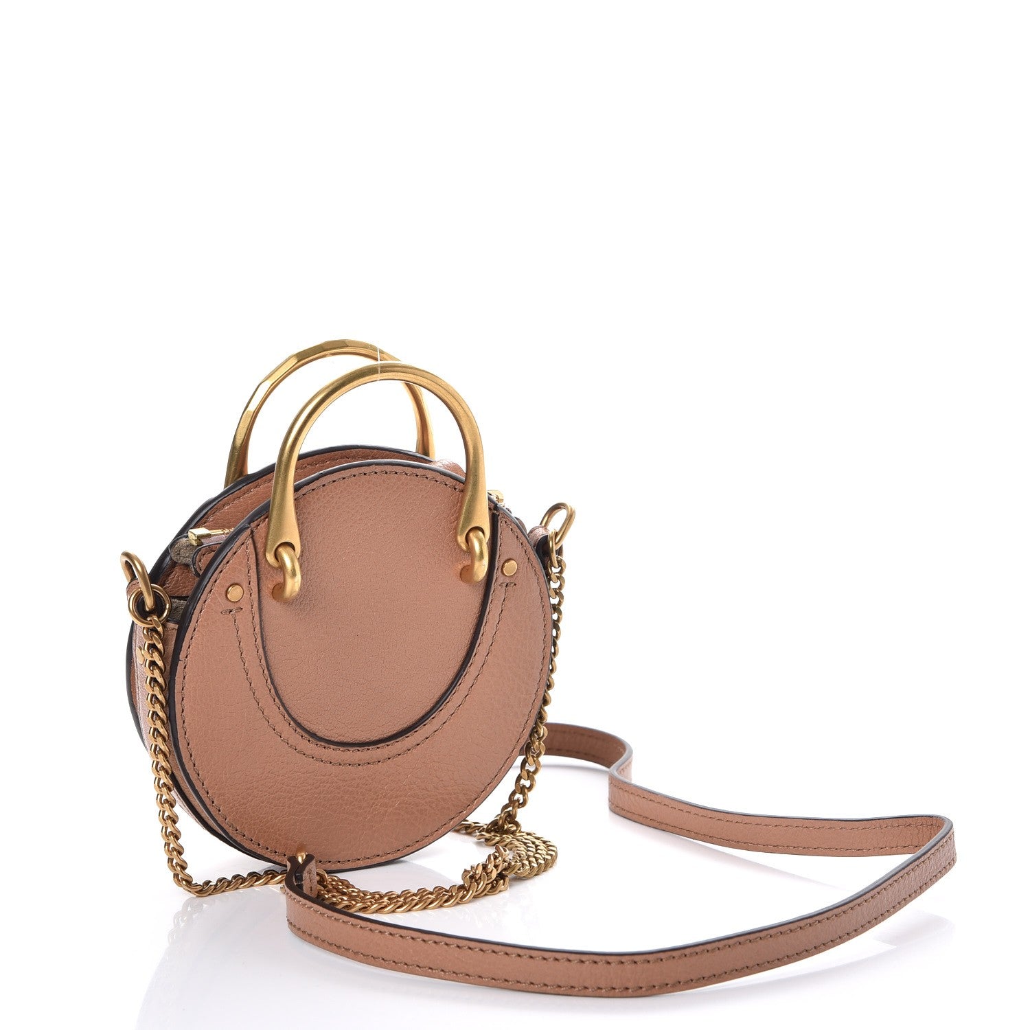 Chloe Goatskin Suede Mini Pixie Bag Nougat 4 of 7