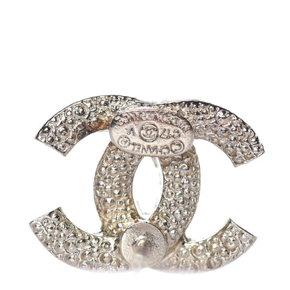 Chanel Crystal Mini CC Earrings Gold 3 of 5