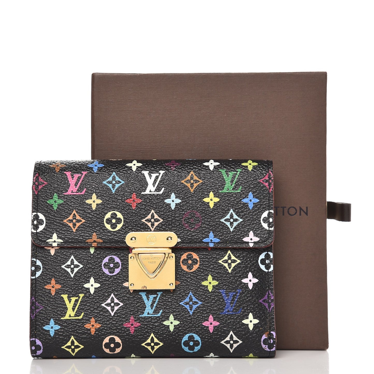 Monogram Multicolor Koala Wallet Black