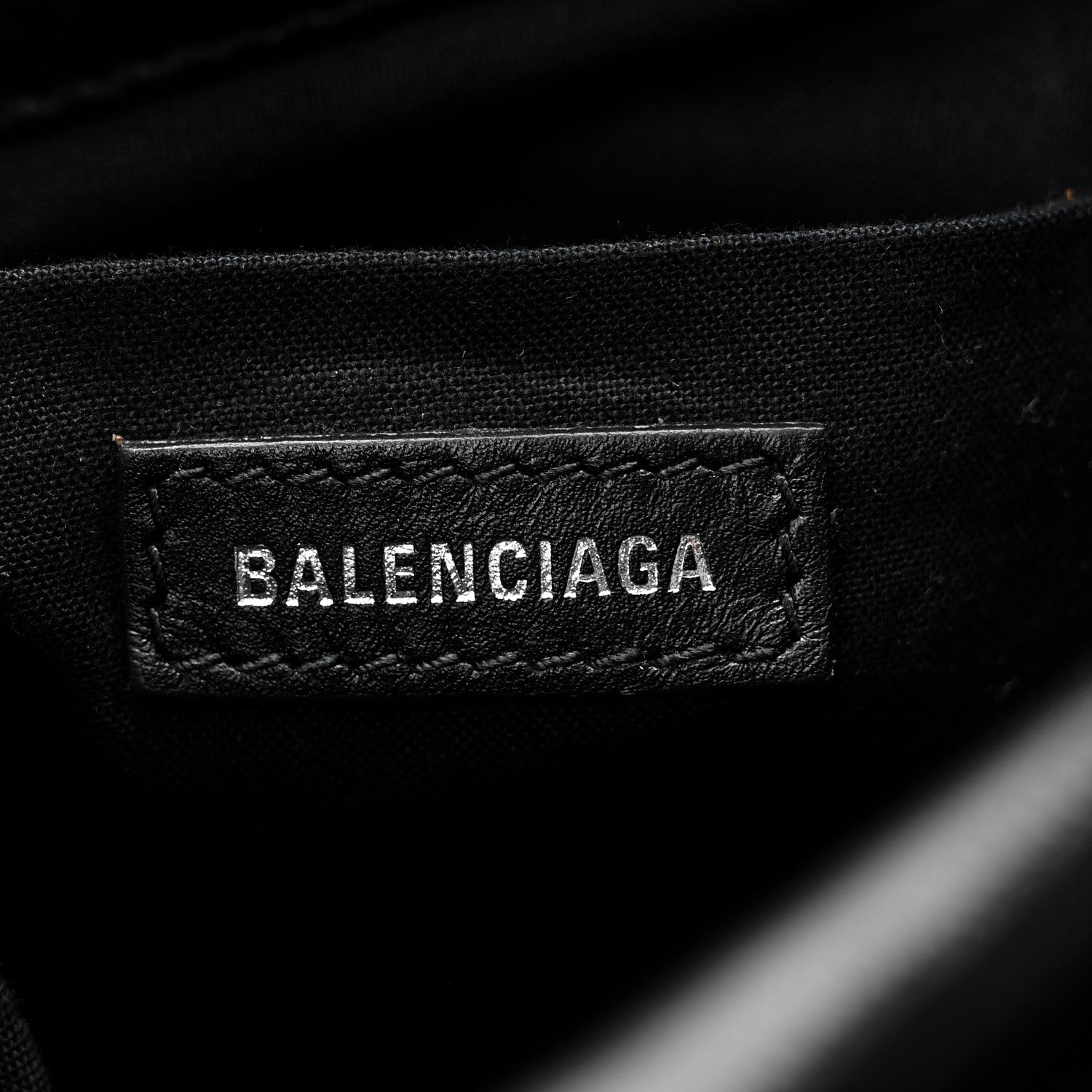 Balenciaga Nappa Calfskin Quilted Touch B Bucket Bag Black 6 of 9