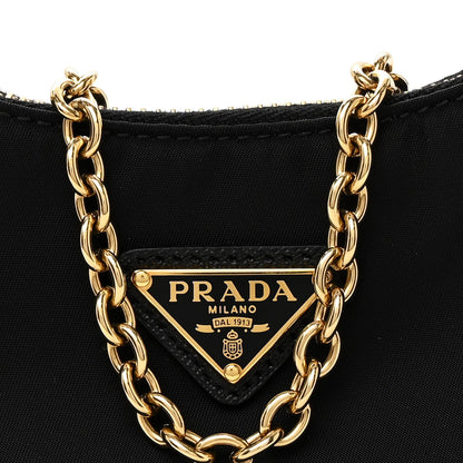 Prada Nylon Re-Edition 2005 Shoulder Bag Black 9 of 11