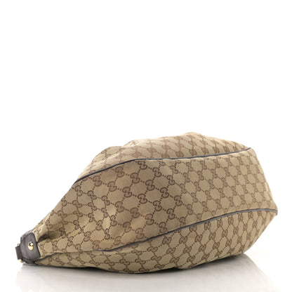 Gucci Monogram Medium Sukey Hobo Dark Brown 4 of 12