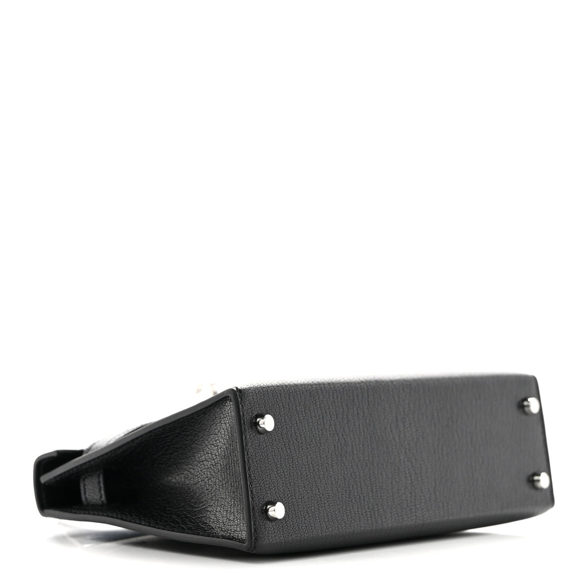 Hermes Chevre Chamkila Clou de Coeur Mini Kelly Sellier 20 Black 4 of 11