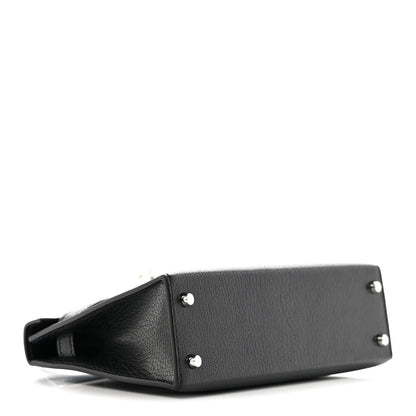 Hermes Chevre Chamkila Clou de Coeur Mini Kelly Sellier 20 Black 4 of 11