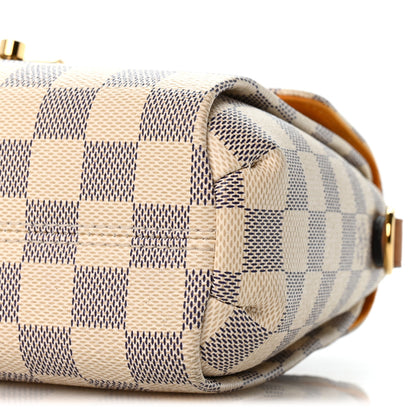 Louis Vuitton Damier Azur Braided Croisette Rose 9 of 10