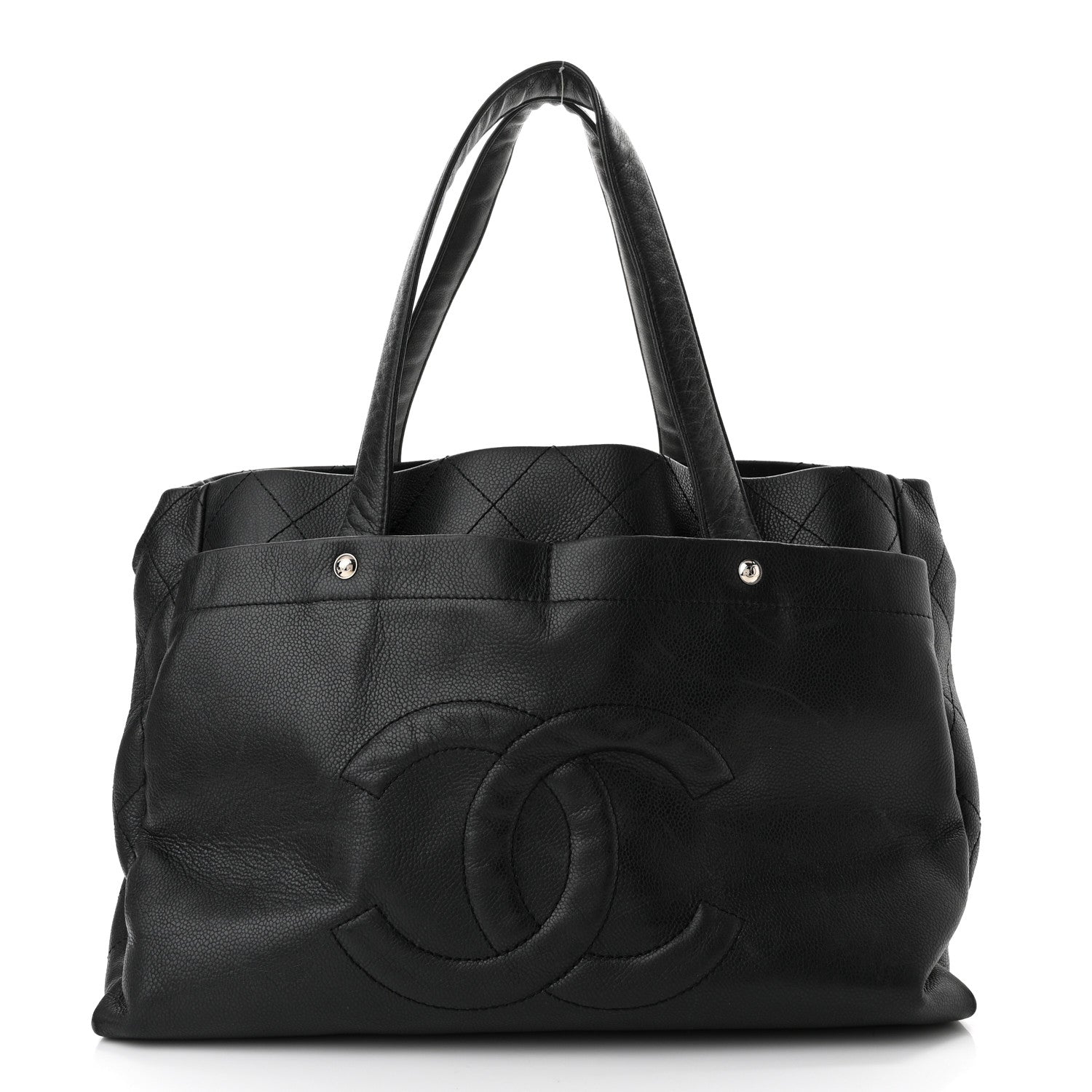 Chanel Caviar Large Executive Cerf Shopper Tote Black 2 of 10