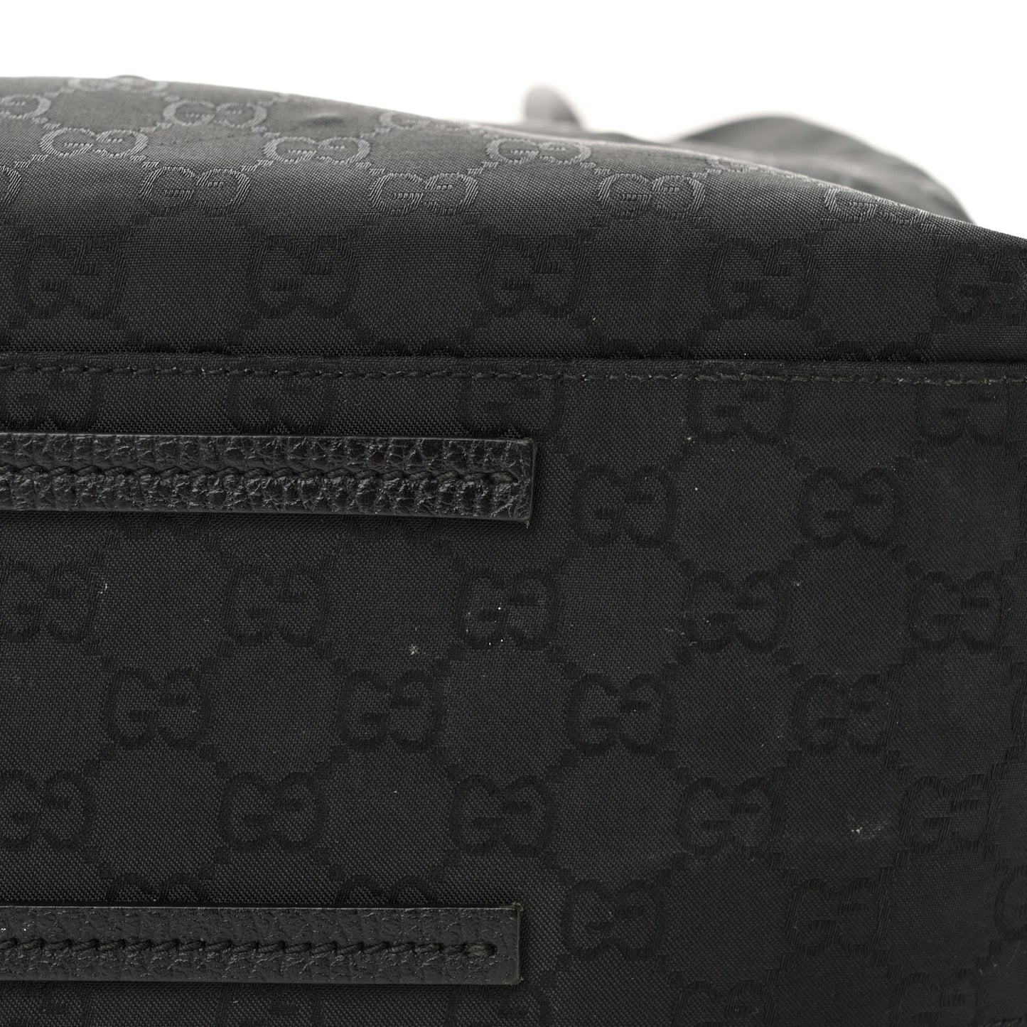 Canvas Monogram Gifford Shopping Tote Black