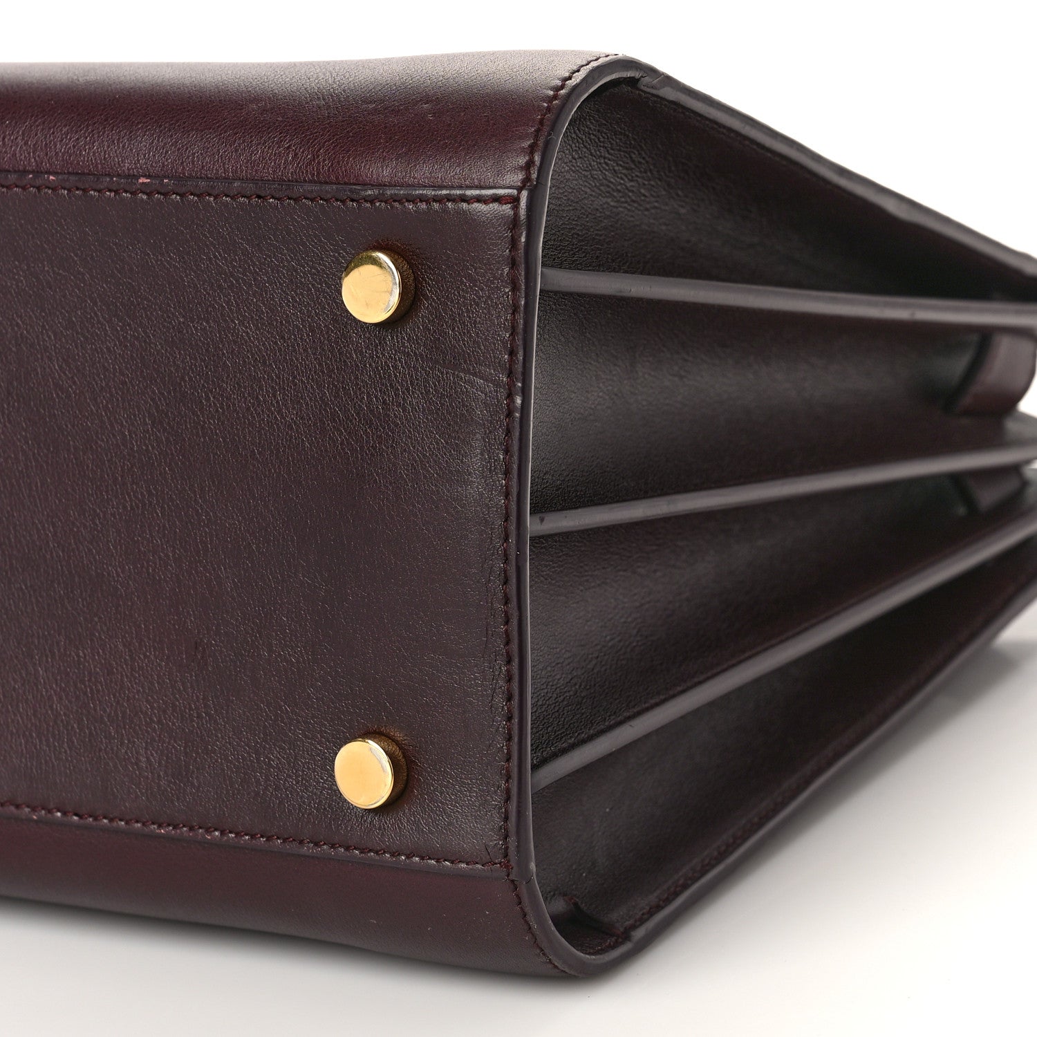 Saint Laurent Calfskin Small Sac De Jour Amarena 8 of 8