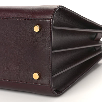 Saint Laurent Calfskin Small Sac De Jour Amarena 8 of 8