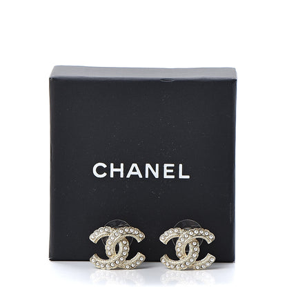Chanel Pearl Queen of France CC Earrings Gold 5 of 5