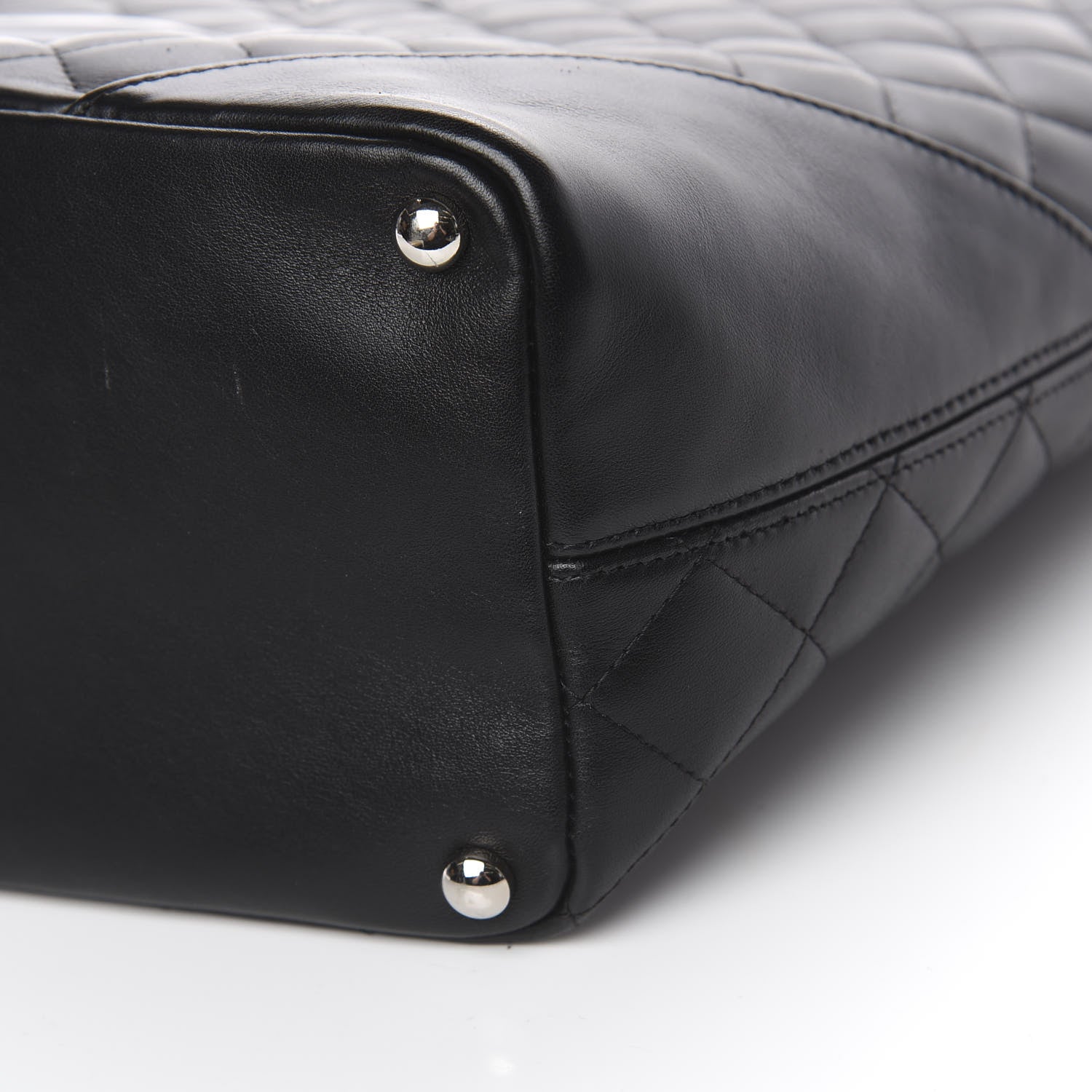 Chanel Calfskin Quilted Medium Cambon Tote Black 9 of 11