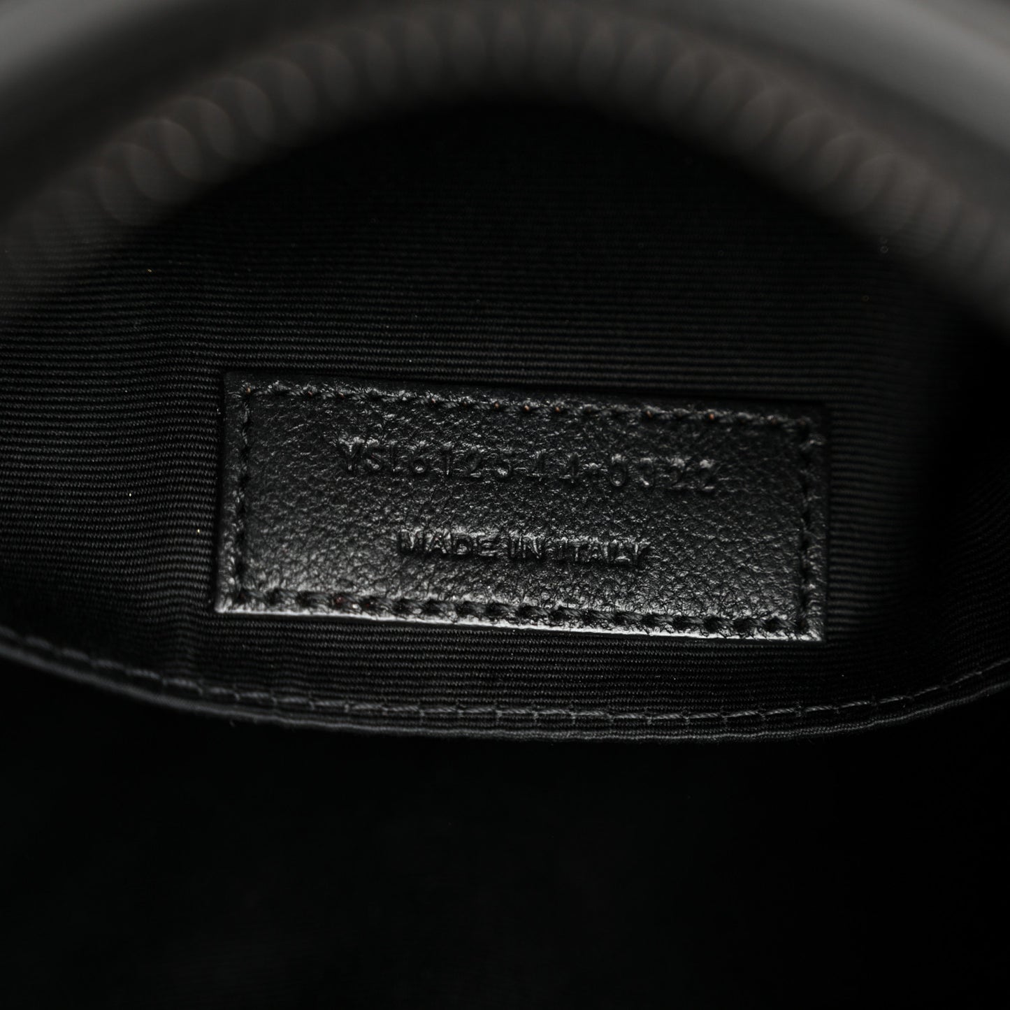 Calfskin Matelasse Monogram Monochrome Lou Camera Bag Black
