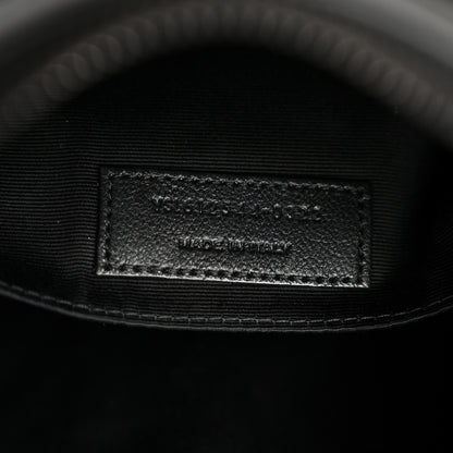 Saint Laurent Calfskin Matelasse Monogram Monochrome Lou Camera Bag Black 7 of 10