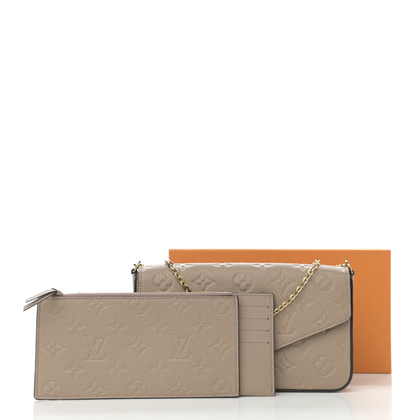 Empreinte Pochette Felicie Chain Wallet Tourterelle