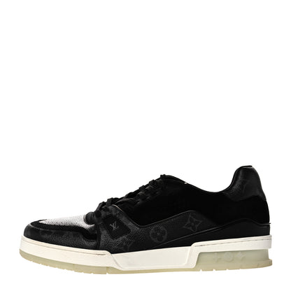 Louis Vuitton Monogram Eclipse LV Trainer Sneaker 8.5 Black 1 of 6