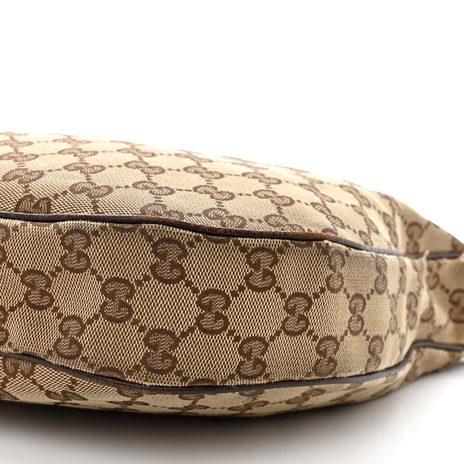 Gucci Monogram Web Medium Flat Messenger Bag Brown 12 of 16