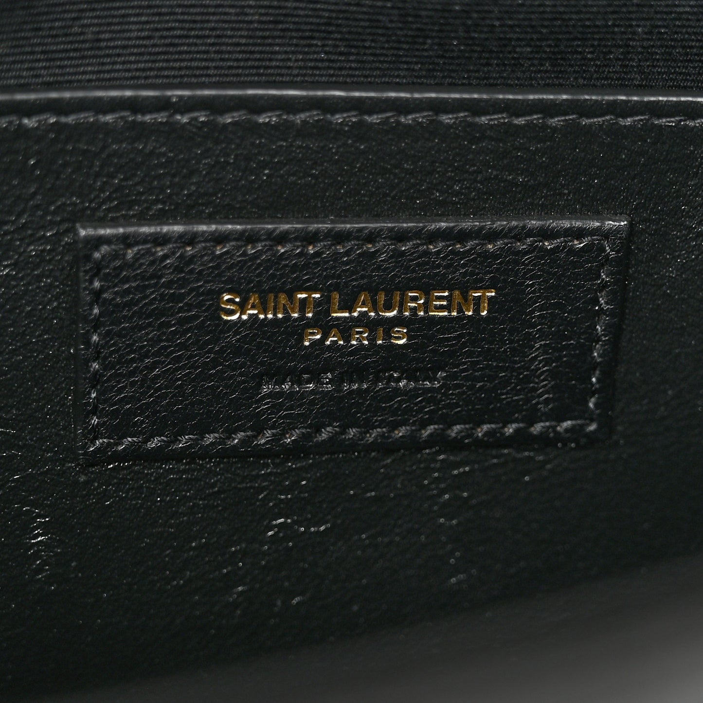 Shiny Calfskin Crocodile Embossed Manhattan Baguette Black