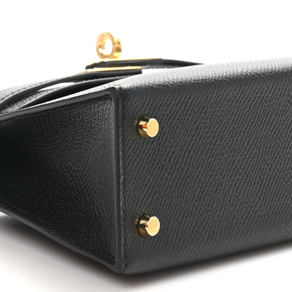 Hermes Epsom Mini Kelly Sellier 20 Black 10 of 11