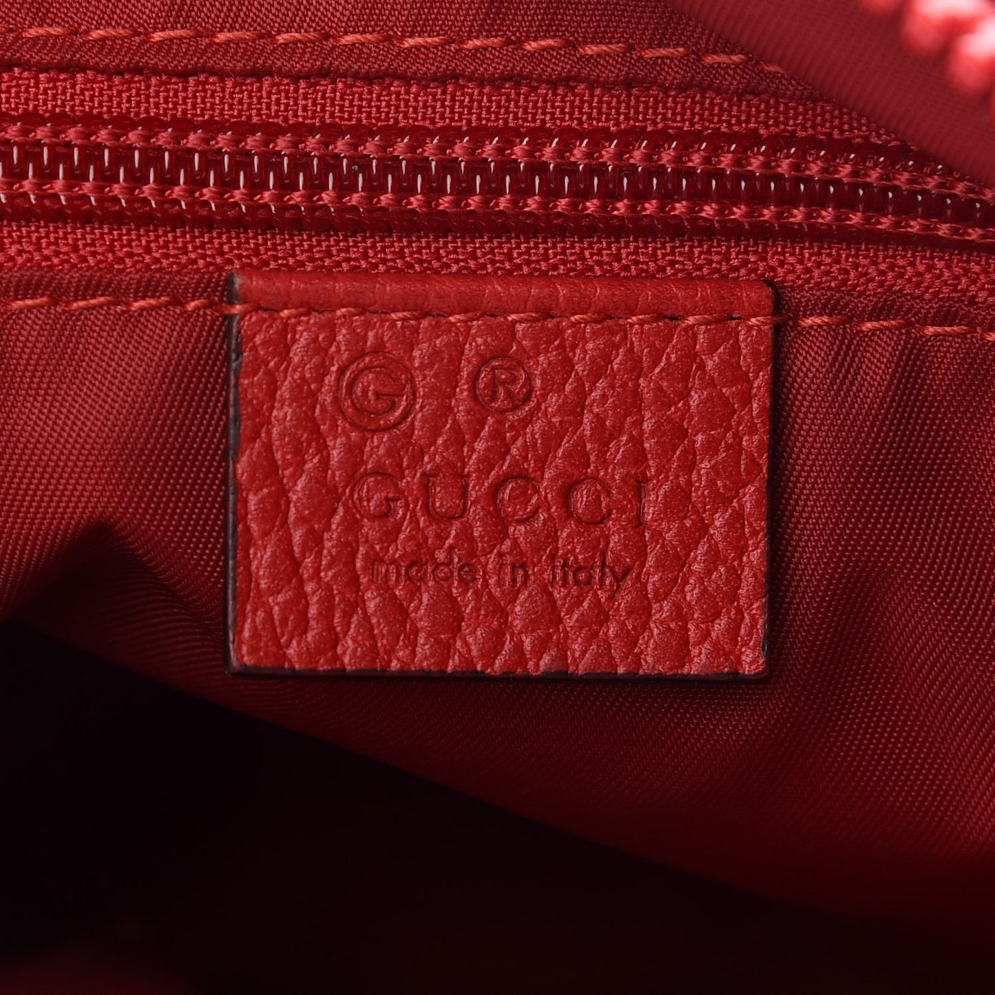 Nylon Monogram Dollar Calfskin Flat Messenger Bag Vibrant Red