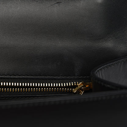 Gucci Calfskin Small Sylvie Shoulder Bag Black 10 of 18