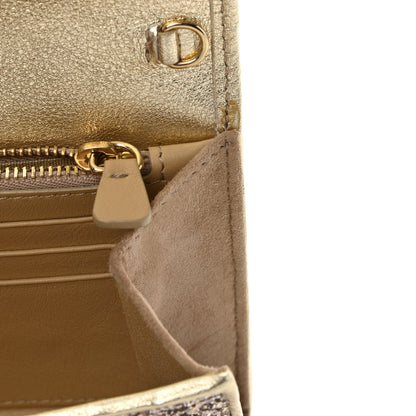 Jimmy Choo Glitter Clutch Gold 7 of 9